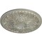 Ekena Millwork Tristan Ceiling Medallion (Fits Canopies up to 6 1/4"), Hand-Painted Flash Gold, 32 3/8"OD x 3 1/2"P CM32TNFLS - alternate 3